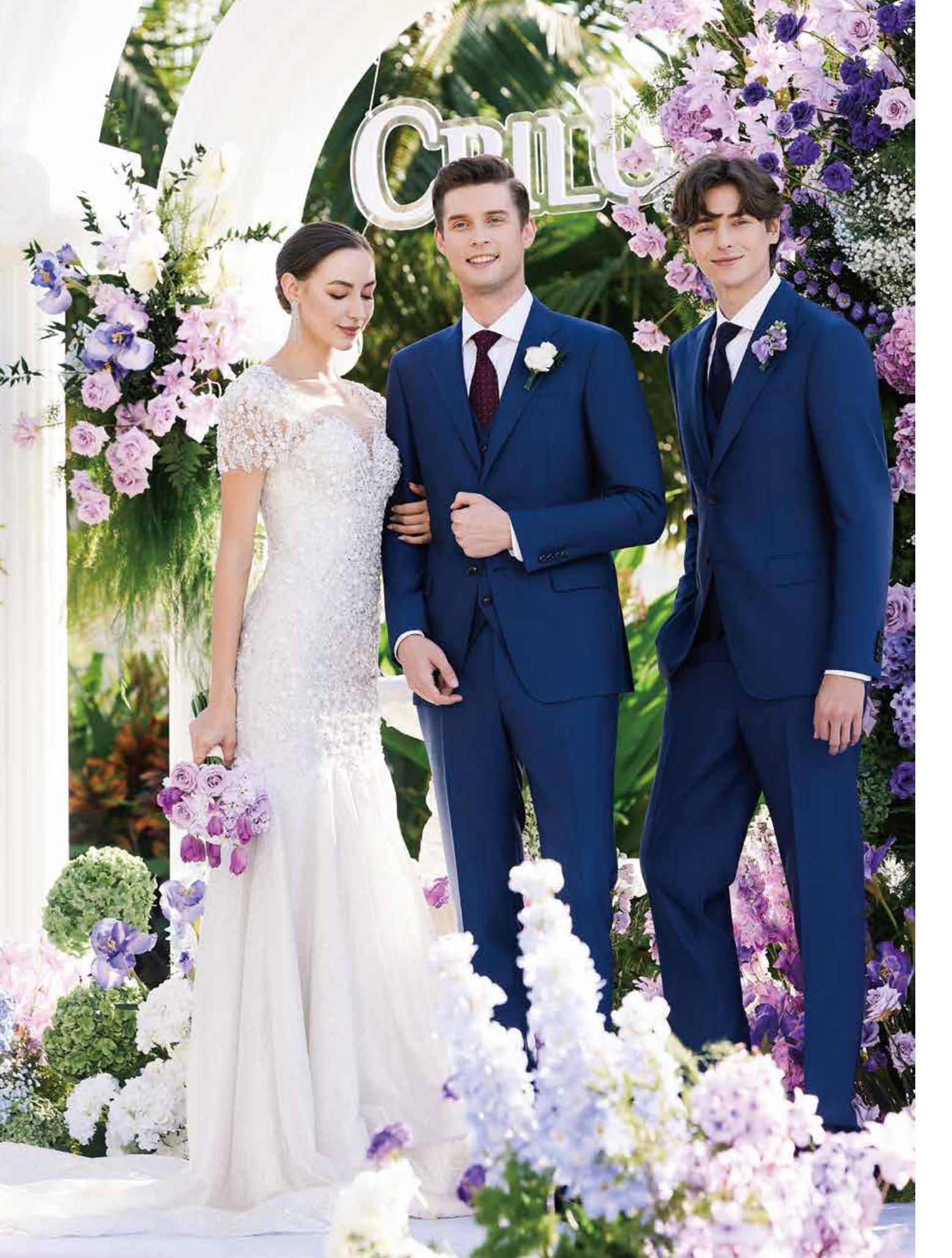 Navy wedding suit inspiration